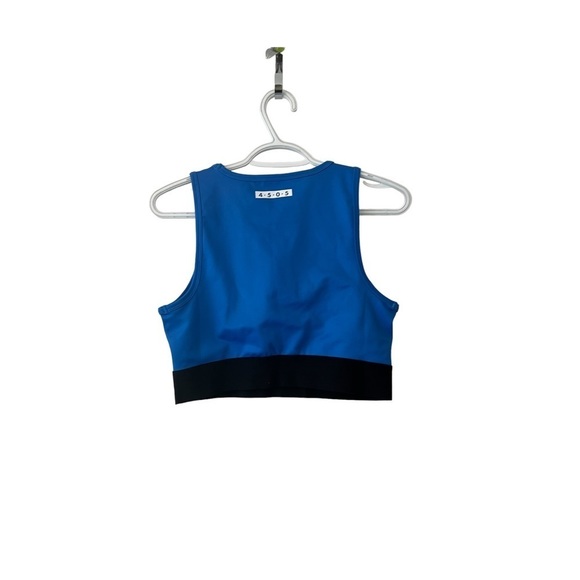 Asos 4505 Blue and Black Sports Bra Nwt Sz Us 8 - Picture 3 of 3